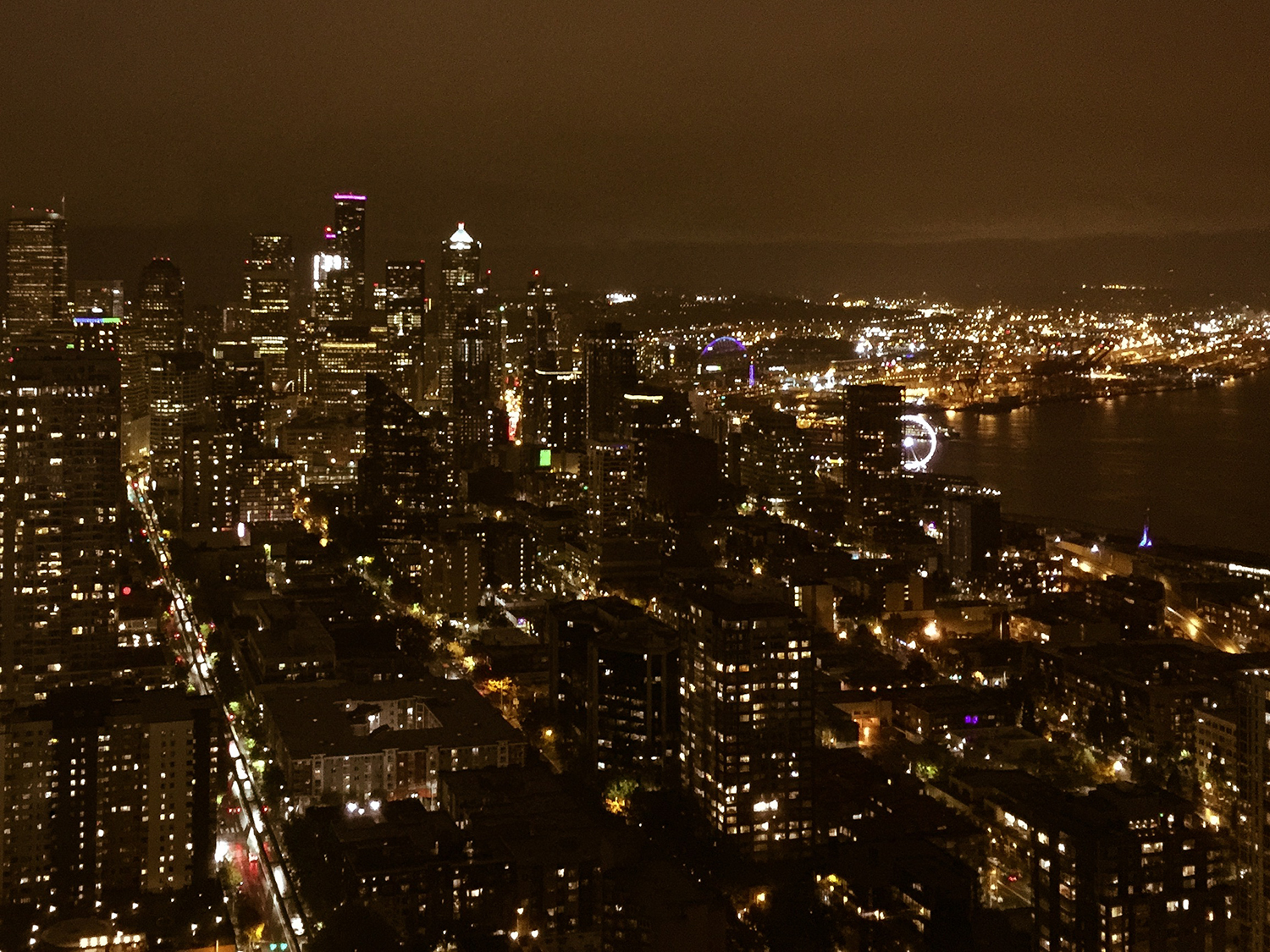 Seattle at Night 1