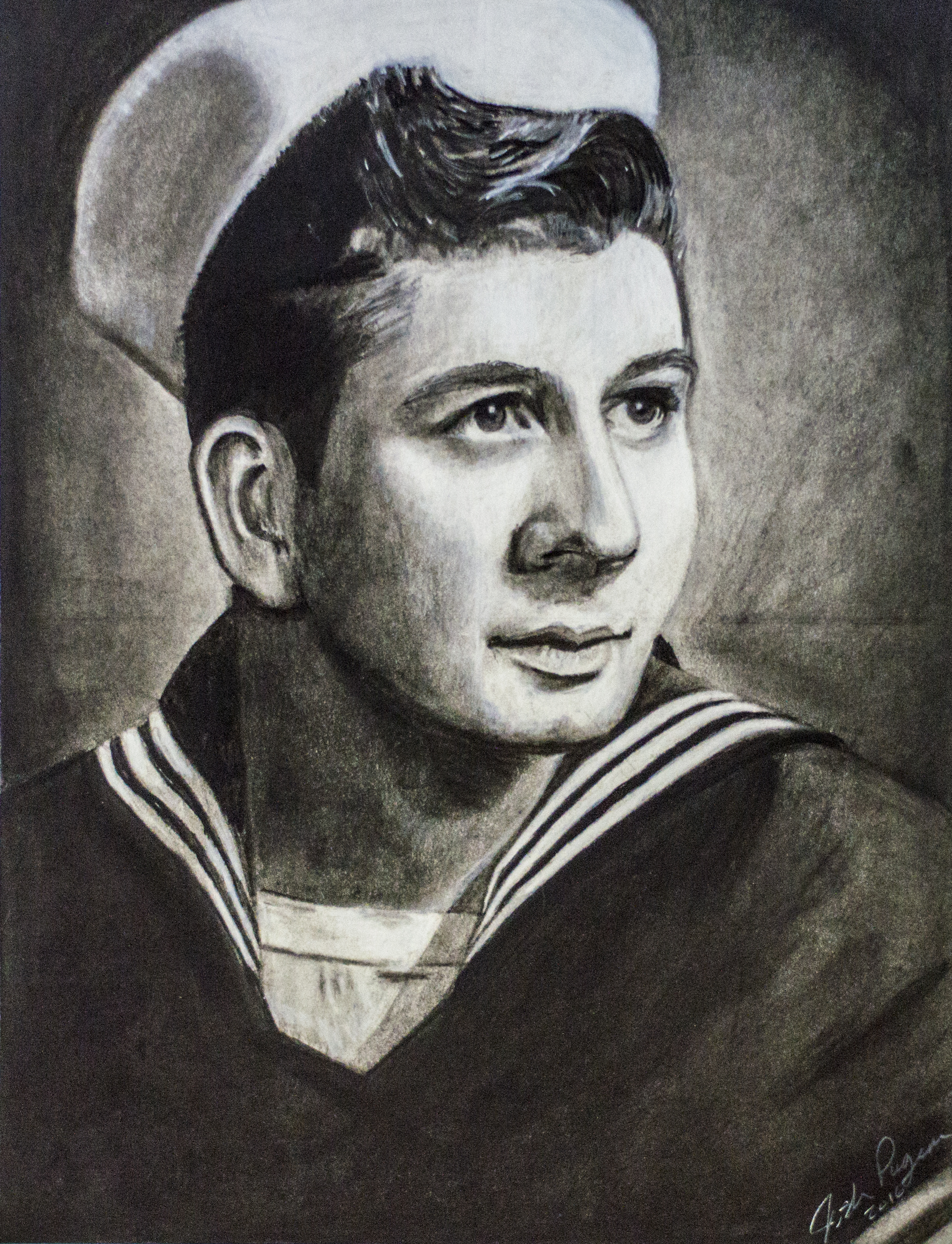 Sailor (Charcoal by Commission)