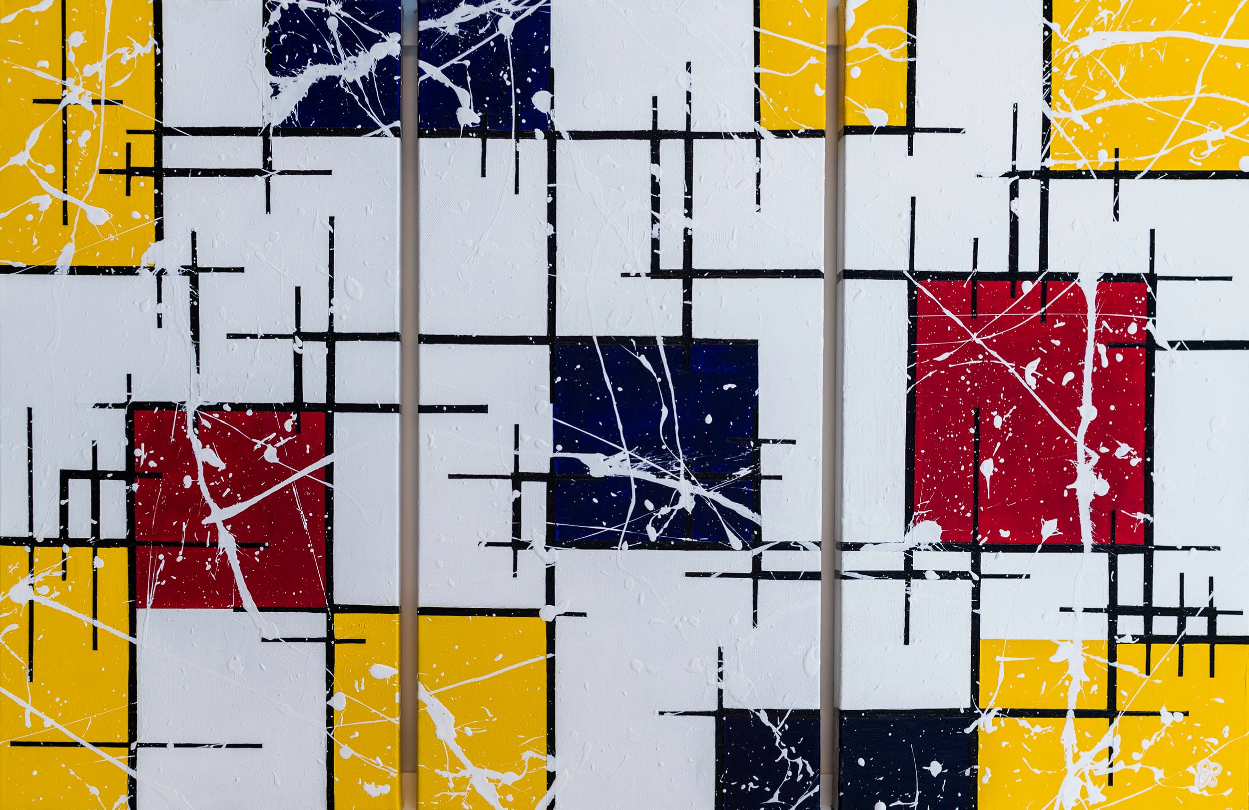 Piet Mondrian Triptych web 2500